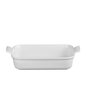 Le Creuset Stoneware Heritage Rectangular Dish 32cm 4L White