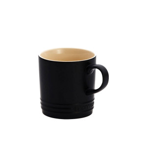 Le Creuset Stoneware Cappuccino Mug 200ml Satin Black