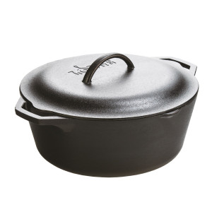 Lodge Cast Iron Dutch Oven with Loop Handles 37cm 6.6L