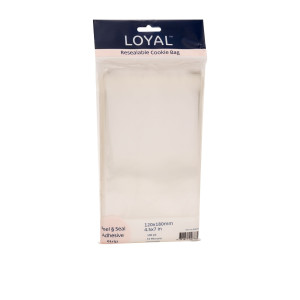 Loyal Resealable Cookie Bag 120x180mm 100 Pack