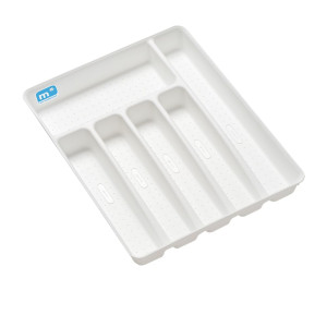 Madesmart Basic Cutlery Tray 6 Compartment White