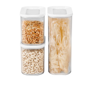 Mepal Easy Clip Glass Food Storage Box-Nordic Sage