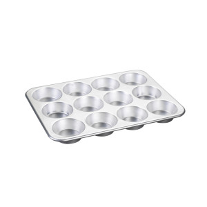 Nordic Ware Naturals 12 Cup Muffin Pan with High-Domed Lid 34x25cm