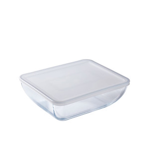 O'Cuisine Rectangular Glass Food Storage Container 1.3L