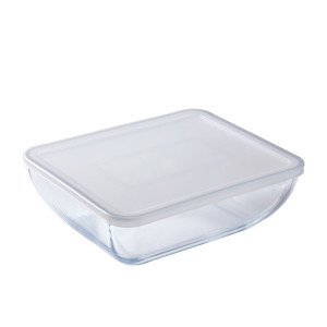 O'Cuisine Rectangular Glass Food Storage Container 3.5L