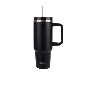 Oasis Commuter Double Wall Insulated Travel Mug 1.2L Black