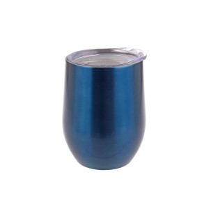 Oasis Double Wall Insulated Wine Tumbler 330ml Sapphire