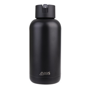 Oasis Moda Triple Wall Insulated Drink Bottle 1.5L Black