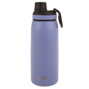 Oasis Stainless Steel Insulated Sports Water Bottle Screw Cap 780ml Lilac