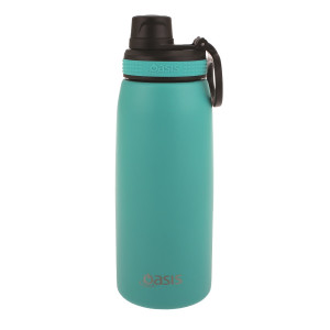 Oasis Stainless Steel Insulated Sports Water Bottle Screw Cap 780ml Turquoise