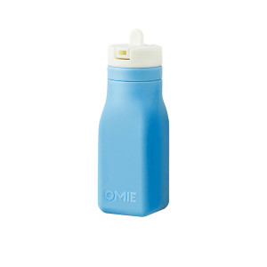 Omie Silicone Drink Bottle 250ml Blue
