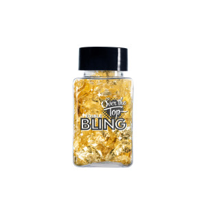 Over The Top Edible Bling Leaf Flakes 2g Gold