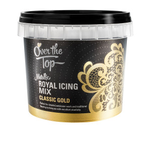 Over The Top Royal Icing Mix 150g Classic Gold