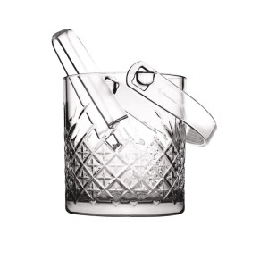 Pasabahce Timeless Ice Bucket with Tong 1L