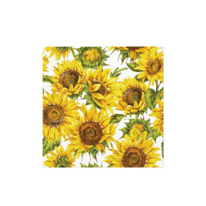 PAW Everyday 3ply Paper Napkin 20 Pack Dancing Sunflowers
