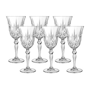 RCR Crystal Melodia Red Wine Glass 270ml Set of 6