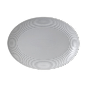 Royal Doulton Gordon Ramsay Maze Light Grey Oval Platter 32cm