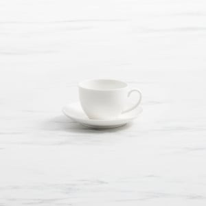 Salisbury & Co Classic Cup and Saucer 280ml White