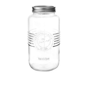 Salisbury & Co Old Fashioned Mason Jar with 2pc Lid 2L