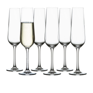Salisbury & Co Sublime Champagne Flute Glass 200ml Set of 6