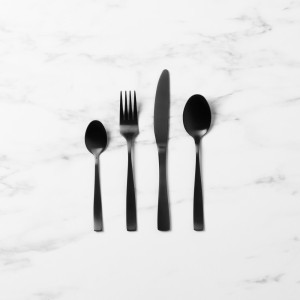 Salisbury & Co Virtuo Cutlery Set 16 Piece Black