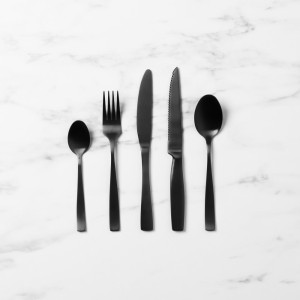 Salisbury & Co Virtuo Cutlery 40 Piece Set Black