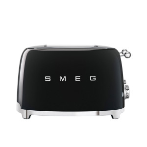 Smeg 50's Retro Style TSF03 4 Slot Toaster Black