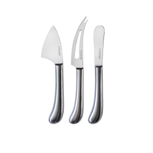 Stanley Rogers Pistol Grip Cheese Knife 3 Piece Set Stainless Steel