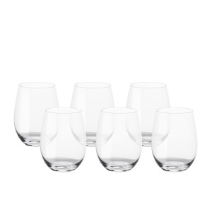 Stanley Rogers Tamar Stemless Red Wine Glass 553ml Set of 6