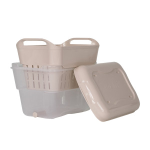 Strucket Mini Soaker Bucket 4.5L Sand & Clear