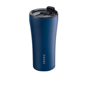 Sttoke Ceramic Reusable Coffee Cup 470ml (16oz) Magnetic Blue
