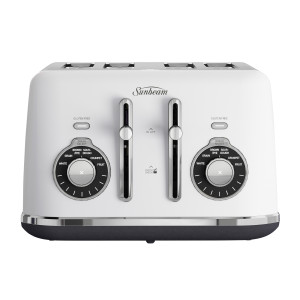 Sunbeam Alinea Select TA2840W 4 Slice Toaster Ocean Mist White