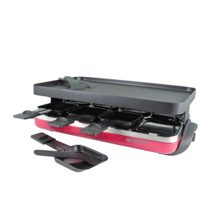 Swissmar Valais 8 Person Raclette Party Grill Red