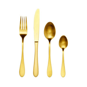 Tablekraft Soho Gold 16pc Cutlery Set