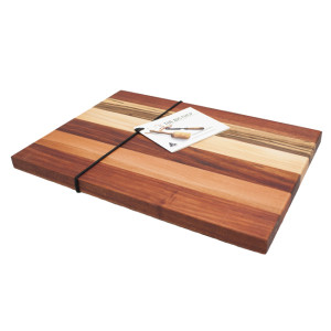 The Big Chop Gordon River Collection Rectangular Chopping Board 34x27x2cm 6 Timbers