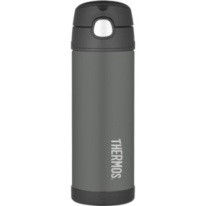 Thermos FUNtainer Insulated Drink Bottle 470ml Charcoal