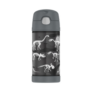 Thermos FUNtainer Stainless Steel Vacuum Insulated Drink Bottle 355ml Dinosaurs