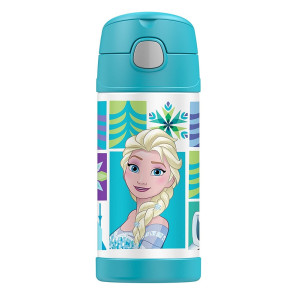 Thermos FUNtainer­ Stainless Steel Vacuum Insulated Drink Bottle Disney Frozen 355ml