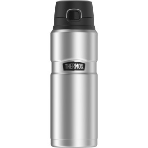Thermos Stainless King Stainless Steel Vacuum Insulated Bottle With Flip Lid Stainless Steel 710ml