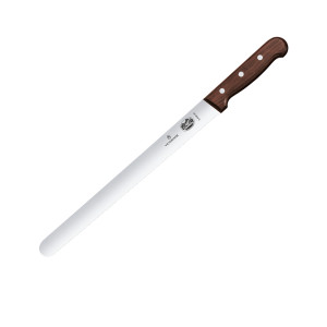 Victorinox Round Wavy Slicing Knife 36cm Rosewood