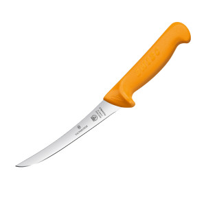 Victorinox Swibo Curved Flexible Blade Boning Knife 16cm Orange