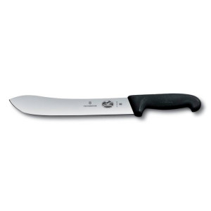 Victorinox Fibrox Butchers Knife Wide Tip Blade 25cm 