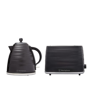 Westinghouse Kettle and Toaster Pack Black