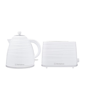 Westinghouse Kettle and Toaster Pack White