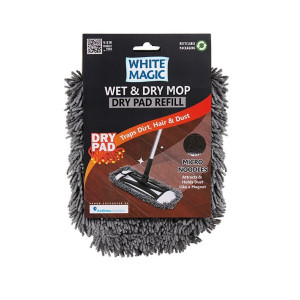 White Magic Wet & Dry Mop Dry Pad Refill
