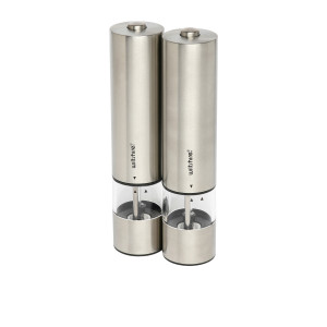 Wiltshire Electric Mill Set Stainless Steel