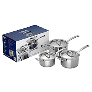 Le Creuset 3ply Stainless 3 Piece Cookware Set