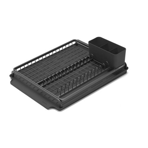 Brabantia Dish Drying Rack Dark Grey 14.2x38.6x49.2cm Kitchenware