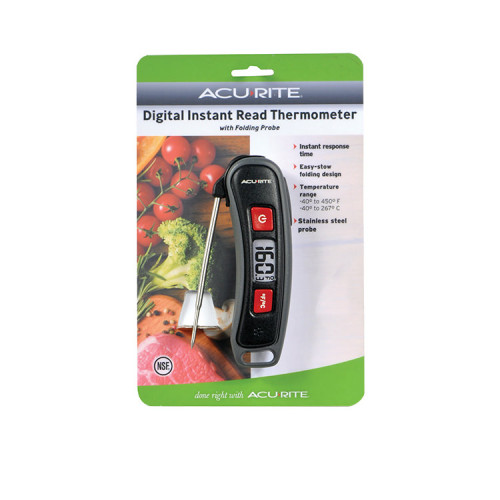 Acurite Digital Instant Read Thermometer With Folding Probe