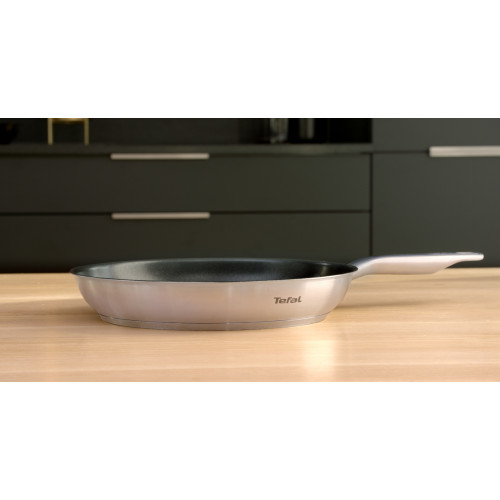 Tefal Virtuoso Induction Stainless Steel Frypan 24cm Kitchenware